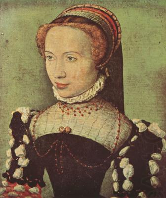 Portrait of Gabrielle de Roche-chouart (mk08), CORNEILLE DE LYON
